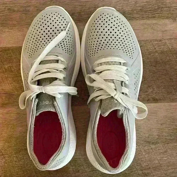 Crocs Literide Pacer Women’s Athletic Shoes Gray Sneaker 10 W - Picture 4 of 6